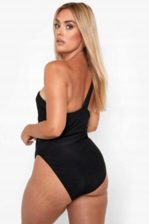 X3C125 BOOHOO PLUS STRÓJ KĄPIELOWY ASYMETRIA 3XL 3XL - obrazek 2