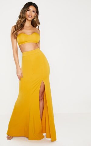 M0F112 PLT DAMSKA ZŁOTA OPASKA CROP TOP NA ZAMEK 42 - obrazek 3
