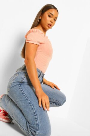 Z2G115 BOOHOO BODY PRĄŻEK ODKRYTE RAMIONA M M - obrazek 3