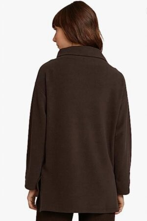 M6C307 TOM TAILOR DAMSKI SWETER Z GOLFEM BRĄZOWY L - obrazek 3