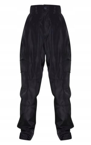 X5E004 PLT CZARNE SPODNIE JOGGERY CARGO SHELL 40 L - obrazek 4