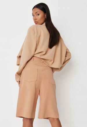 M1G005 MISSGUIDED CIELISTE DŁUŻSZE SPODENKI 34 - obrazek 3