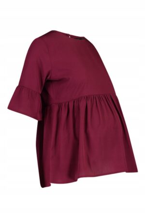 Z5C306 BOOHOO MATERNITY BLUZKA Z BASKINKĄ 40 L - obrazek 3