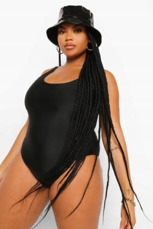 X8B009 BOOHOO PLUS CZARNY STRÓJ KĄPIELOWY 44 XXL - obrazek 4