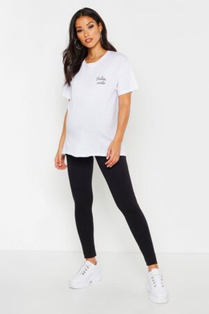 X4E208 BOOHOO MATERNITY KLASYCZNE LEGGINSY 38 M