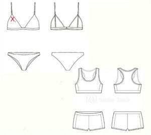 X4B020 BOOHOO DAMSKI KOMPLET BIELIZNY PLUS 4XL 48 4XL - obrazek 5