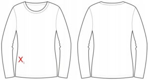 X7B014 ONLY DAMSKA CZARNA BLUZKA GŁADKA RĘKAW 3/4 XL - obrazek 5