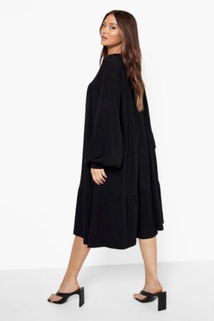 M3F106 BOOHOO SUKIENKA DAMSKA CZARNA KLASYCZNA 46 - obrazek 2