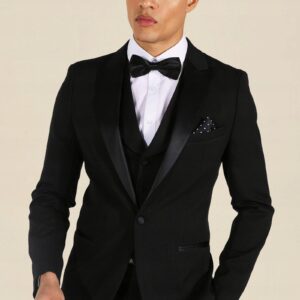X7E311 BOOHOO MAN ELEGANCKA MARYNARKA SKINNY L