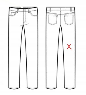 X5A111 BOOHOO MAN JEANSY MĘSKIE BEŻOWE PROSTE 32 XXS - obrazek 4