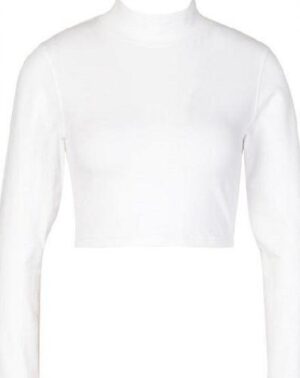 Z9C013*BOOHOO BIAŁY CROP TOP STÓJKA XL 42 A00 - obrazek 6