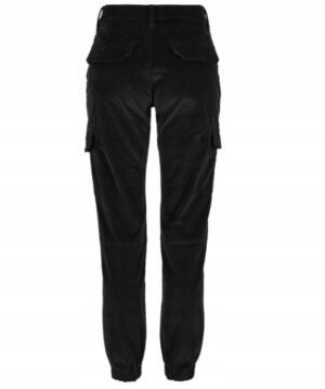 Z4E113 URBAN CLASSICS SPODNIE DAMSKIE CZARNE 30 - obrazek 3
