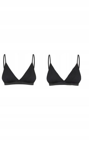 M4E312 BIUSTONOSZ SPORTOWY BRALET CZARNY 2 PACK PRETTYLITTLETHING XS - obrazek 5