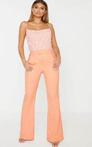 X7B312 PRETTYLITTLETHING OZDOBNE BODY NA RAMIĄCZKACH CEKINY 34 XS - obrazek 3