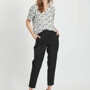 M2C207 OBJECT ELEGANCKIE SPODNIE DAMSKIE CZARNE XS