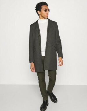 K2A102 JACK AND JONES KLASYCZNY MĘSKI PŁASZCZ S