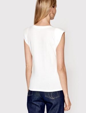 M3A002 MORGAN DAMSKI T-SHIRT ŻÓŁTY W SEREK XS - obrazek 2