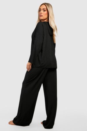 Z3F313 BOOHOO PLUS CZARNA BLUZKA PRĄŻKOWANA 44 XXL - obrazek 2