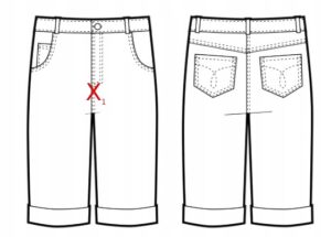 X6D314 VERO MODA CZARNE SPODNIE ELEGANCKIE S - obrazek 2