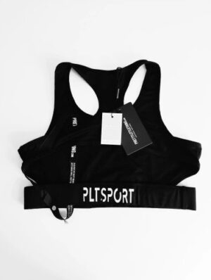 X4F320 PLT CZARNY TOP SPORTOWY GYM CROP TOP KLASYCZNY 42 XL XL