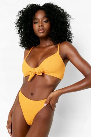 X9E124 BOOHOO DRAPOWANE BIKINI DÓŁ STRINGI 40 L - obrazek 2