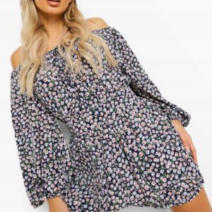 X8C114 BOOHOO DAMSKI KOMBINEZON W KWIATY 42 XL