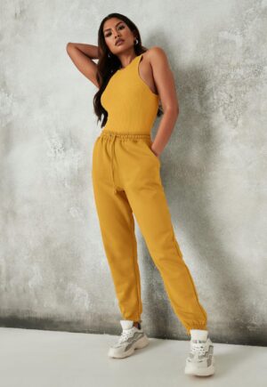 X7D18 MISSGUIDED SPODNIE DRESOWE JOGGERSY 32