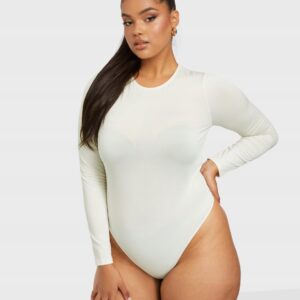 X6C004 NELLY DOPASOWANE BODY DŁUGI RĘKAW 34 XS