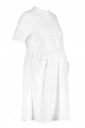 Z9E215*BOOHOO MATERNITY BIAŁA SUKIENKA L 40 A00 - obrazek 2