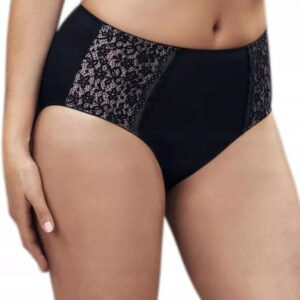X9C125 ANITA DAMSKIE MAJTKI CZARNE Z KORONKĄ WYSOKI STAN 4XL
