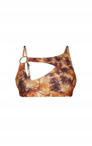 X4F214 PLT POMARAŃCZOWE BIKINI TOP GÓRA OMBRE 40 L L - obrazek 3