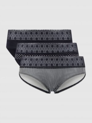 X8B320 ESPRIT WZORZYSTE DAMSKIE FIGI 3 PACK Z KORONKĄ XXL - obrazek 2