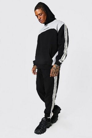 M7B35 BOOHOO SPORTOWA MĘSKA BLUZA Z KAPTUREM L - obrazek 2