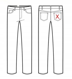 X4A015 TOM TAILOR SPODNIE DŻINSOWE RURKI L/32 L/32 - obrazek 4
