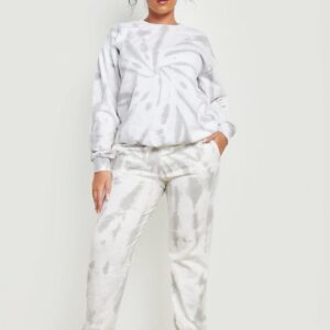 X8E21 BOOHOO PLUS SZARA BLUZA SPORTOWA OMBRE 44 XXL