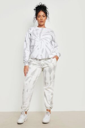 X8E21 BOOHOO PLUS SZARA BLUZA SPORTOWA OMBRE 44 XXL