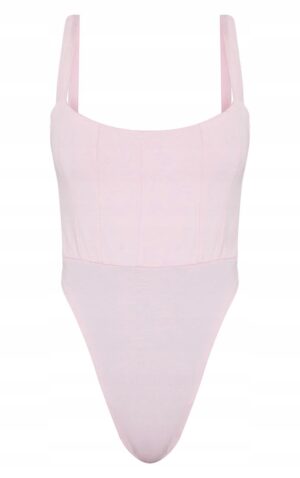 M1D208 DOPASOWANE RÓŻOWE BODY NA RAMIĄCZKACH PRETTYLITTLETHING 38 - obrazek 6
