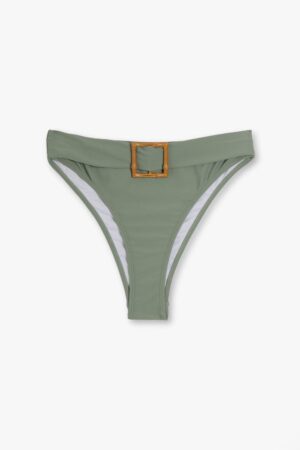 X9E122 BOOHOO ZIELONE BIKINI FIGI KLAMRA 40 L - obrazek 4