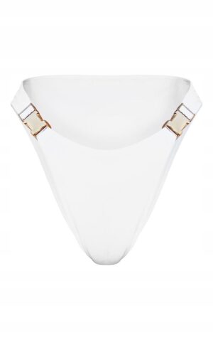 X6C010 PRETTYLITTLETHING DÓŁ OD BIKINI BIAŁY M