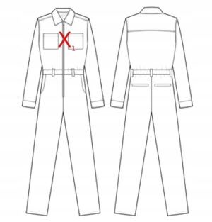 X6A003 BOOHOO PLUS KOMBINEZON DAMSKI CZARNY 3XL - obrazek 5