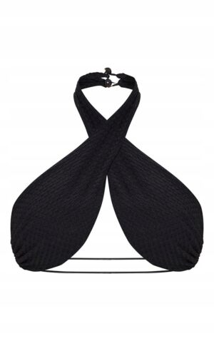 X1A006 PLT CZARNA GÓRA OD BIKINI TEKSTURA 38 M - obrazek 3