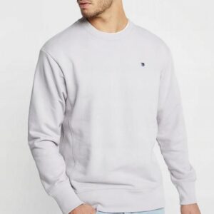 Z1C309 JACK JONES PREMIUM MĘSKA BLUZA SPORTOWA Z LOGO FIOLETOWA M