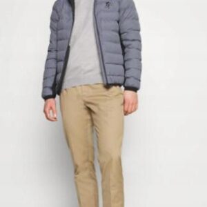 Z1B314 NEWPORT BAY SZARY SWETER BASIC M M