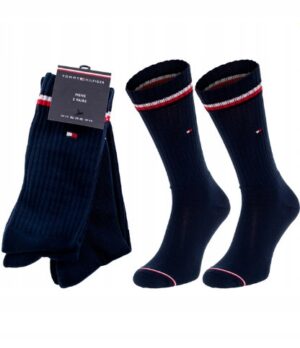 X3F309 TOMMY HILFIGER SKARPETKI MĘSKIE 2 PACK 43 43/46 - obrazek 3