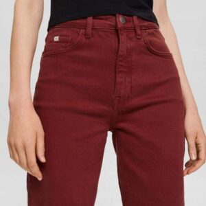 M2B208 ESPRIT SPODENKI JEANSOWE KRÓTKIE BORDO 28 28