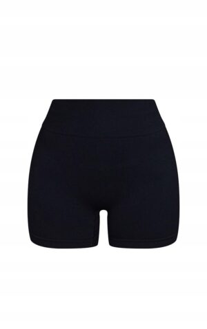 Z1F003 PRETTYLITTLETHING CZARNE KRÓTKIE SPODENKI LEGGINSY 36 S - obrazek 3