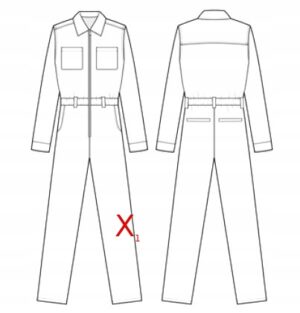 X2C008 BOOHOO ELEGANCKI KOMBINEZON BORDOWY 38M M - obrazek 5
