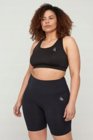 Z4A125*ZIZZI CZARNY TOP SPORT FITNESS L A00 - obrazek 2