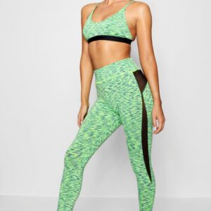 Z2C208 BOOHOO FIT ZIELONE LEGGINSY SPORT S S
