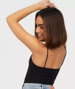 M0G218 GINA TRICOT TOP CZARNY DAMSKI 2-PACK. M - obrazek 3
